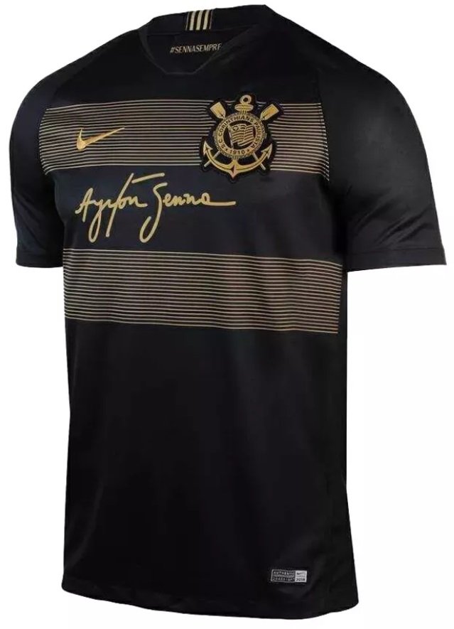 Camisa III Corinthians 2018 2019 Third Ayrton Senna